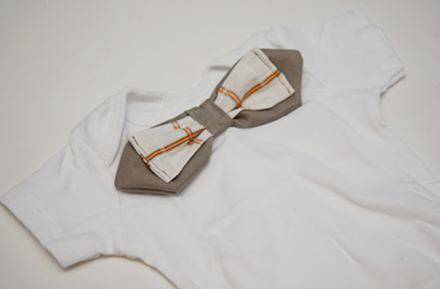 Attach Bow tie with onsie