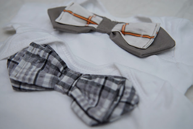 Baby Boy Bow Tie Onsie