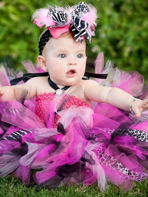 Baby Tutu Dress Pose