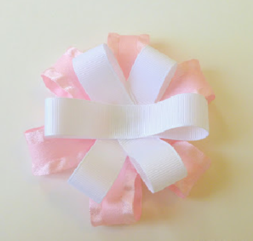 Tutorial Korker Flower Hair Bow 4