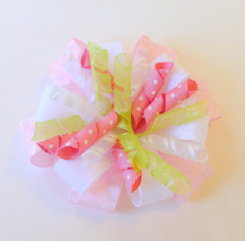 Tutorial Korker Flower Hair Bow 8