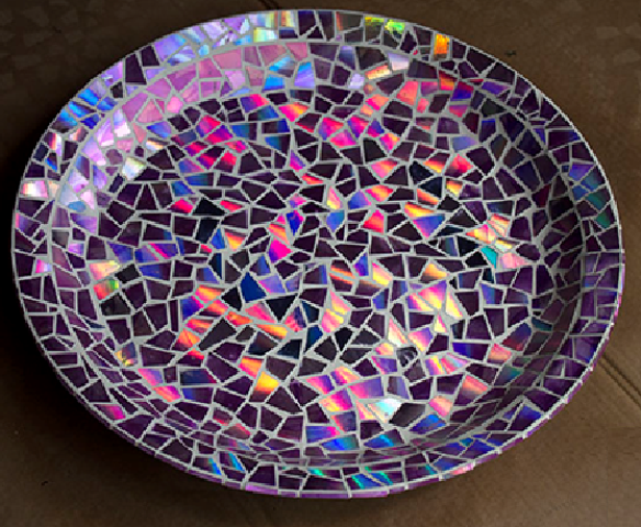 Tutorial of Birdbath with DVDs 17