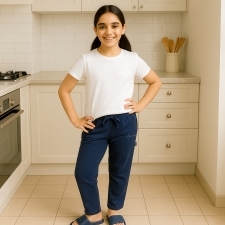 17518089390_AllureP_Girls_T-Shirt_White_With_N_Blue_Trousers_Model.jpg