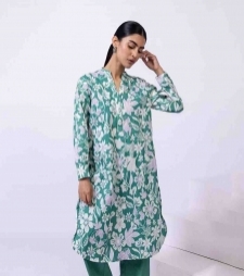 17519858090_Green_Floral_Printed_Ripple_Crinkle_Kurta_by_Khaadi.jpg