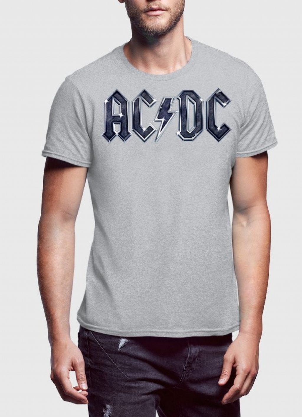 Buy Acdc Back In Black Half Sleeve Men T Shirt Grey In Pakistan Online Shopping In Pakistan
