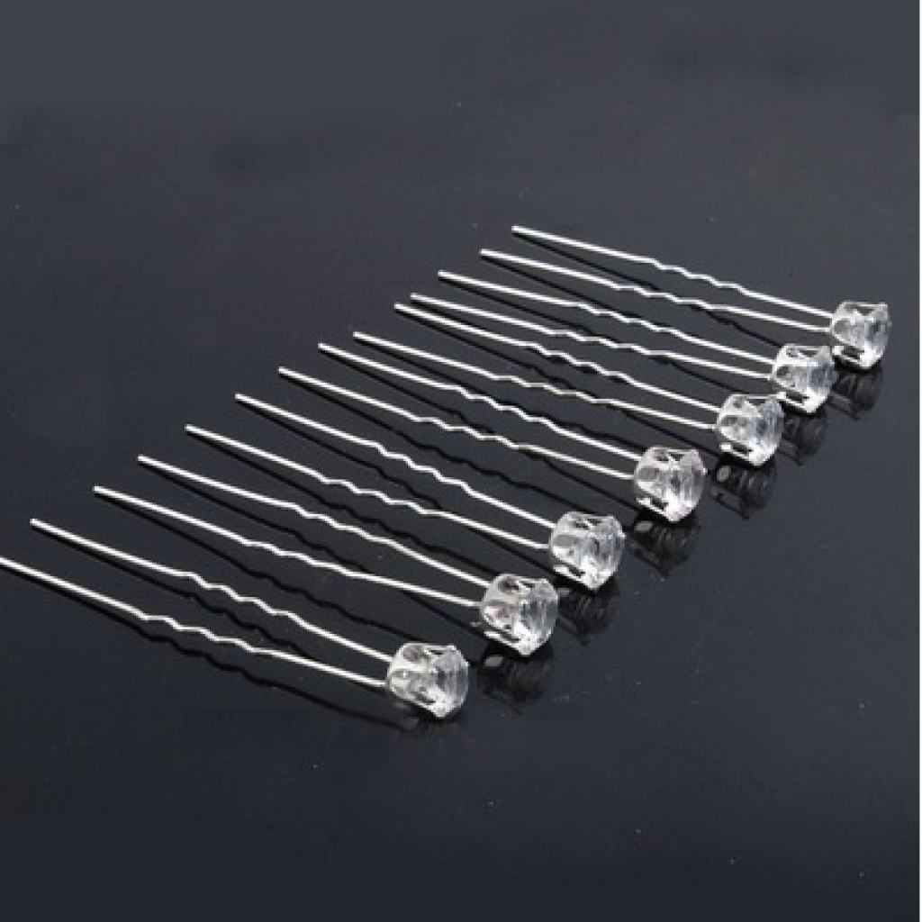 Buy 5 Pcs Round Crystal Rhinestone Hair Pins Clips in Pakistan | online  shopping in Pakistan