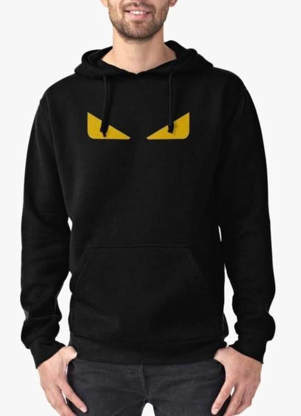 Buy Fendi Monster Eye Hoodie Black in 