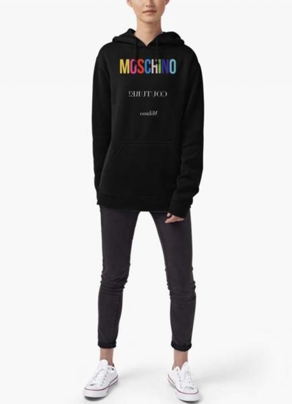 moschino hoodie womens