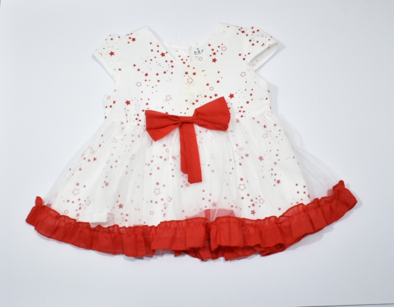 short frock in red colour
