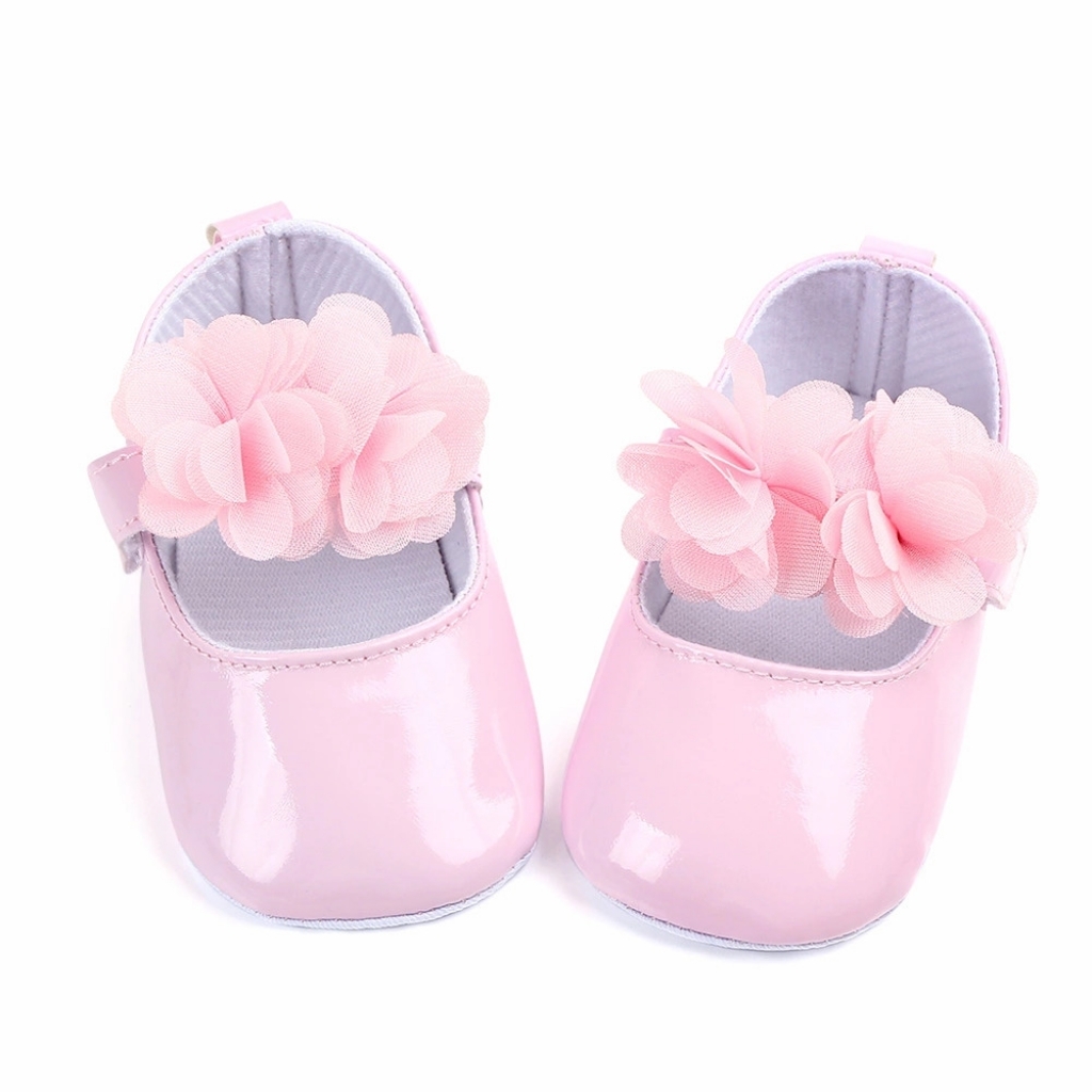 Buy Leather soft sole baby pink girl shoes in Pakistan online