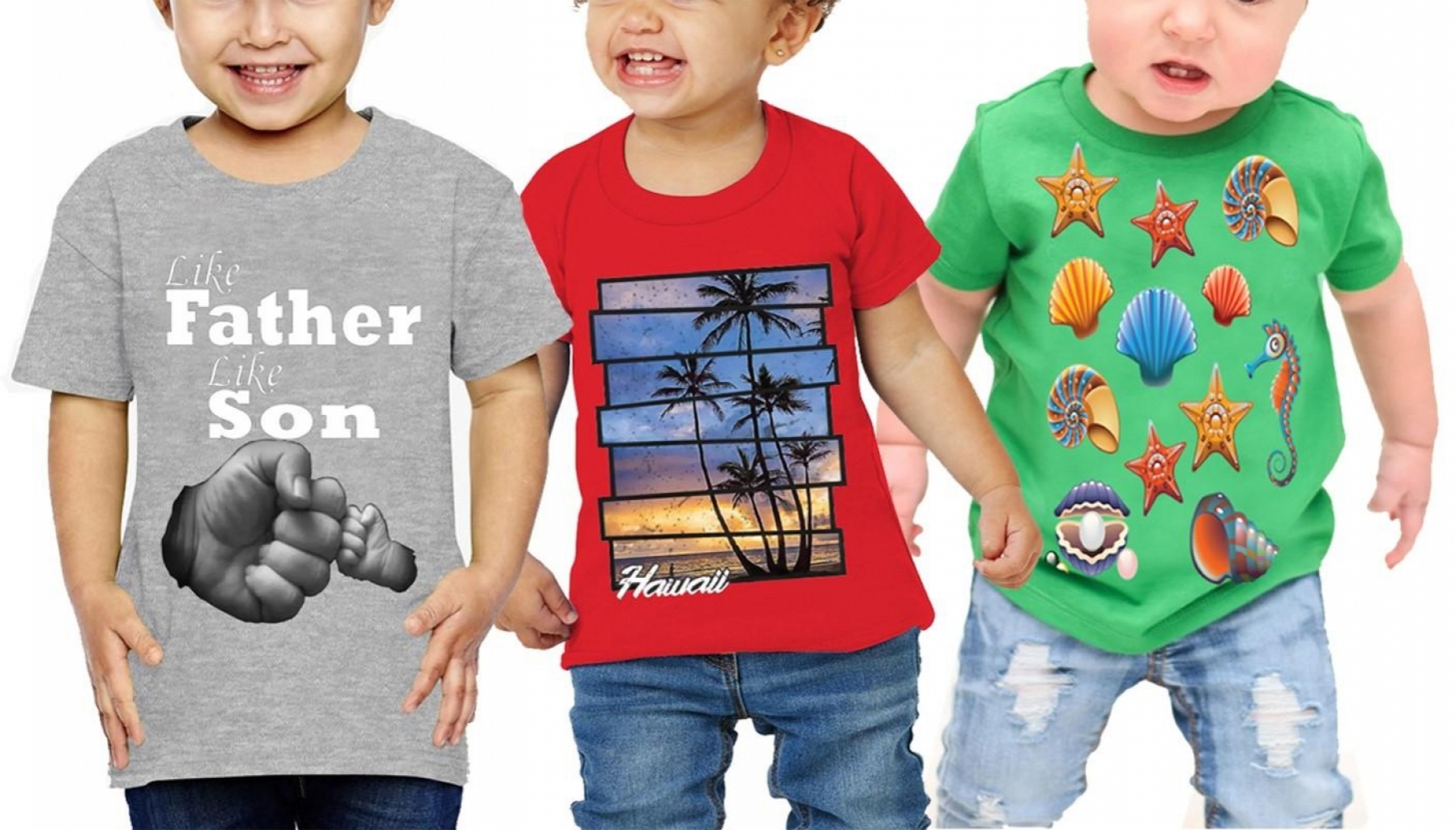 Buy Pack 3 Smart Printed T-Shirt For Kids in Pakistan | online shopping ...