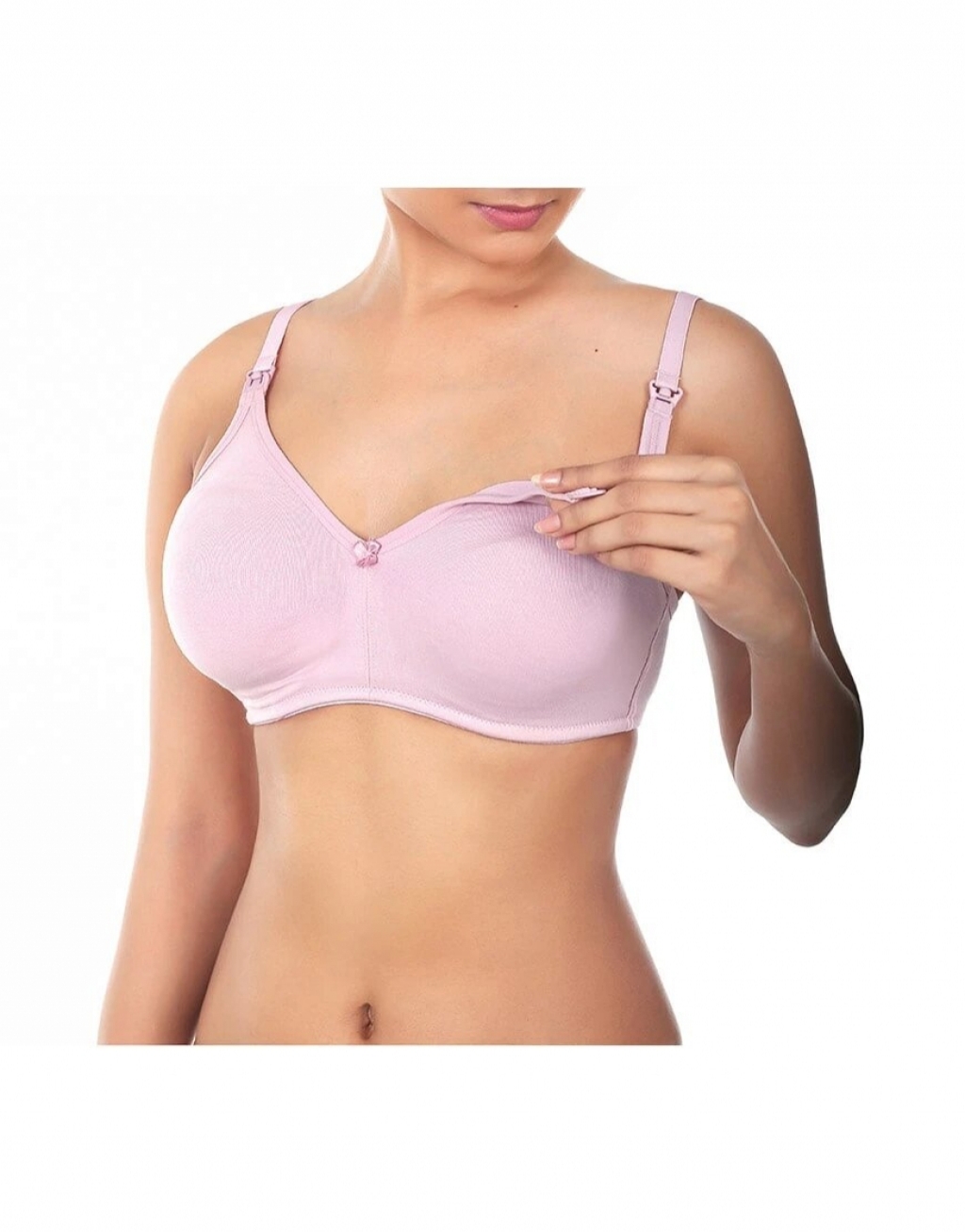 Buy Double Layered Wirefree Nursing BraDawn Pink in Pakistan online