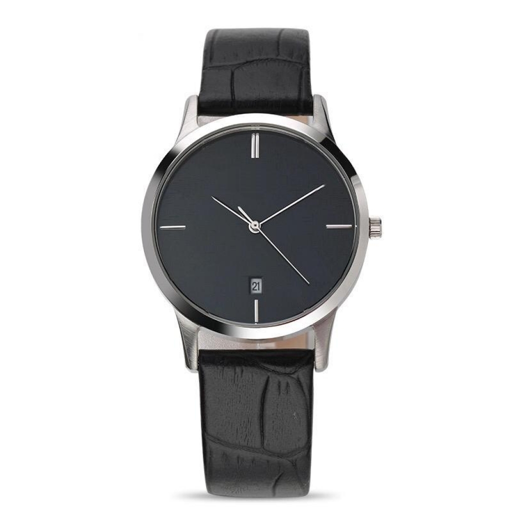 Buy Black Leather Date Watch For Men In Pakistan Online Shopping In Pakistan
