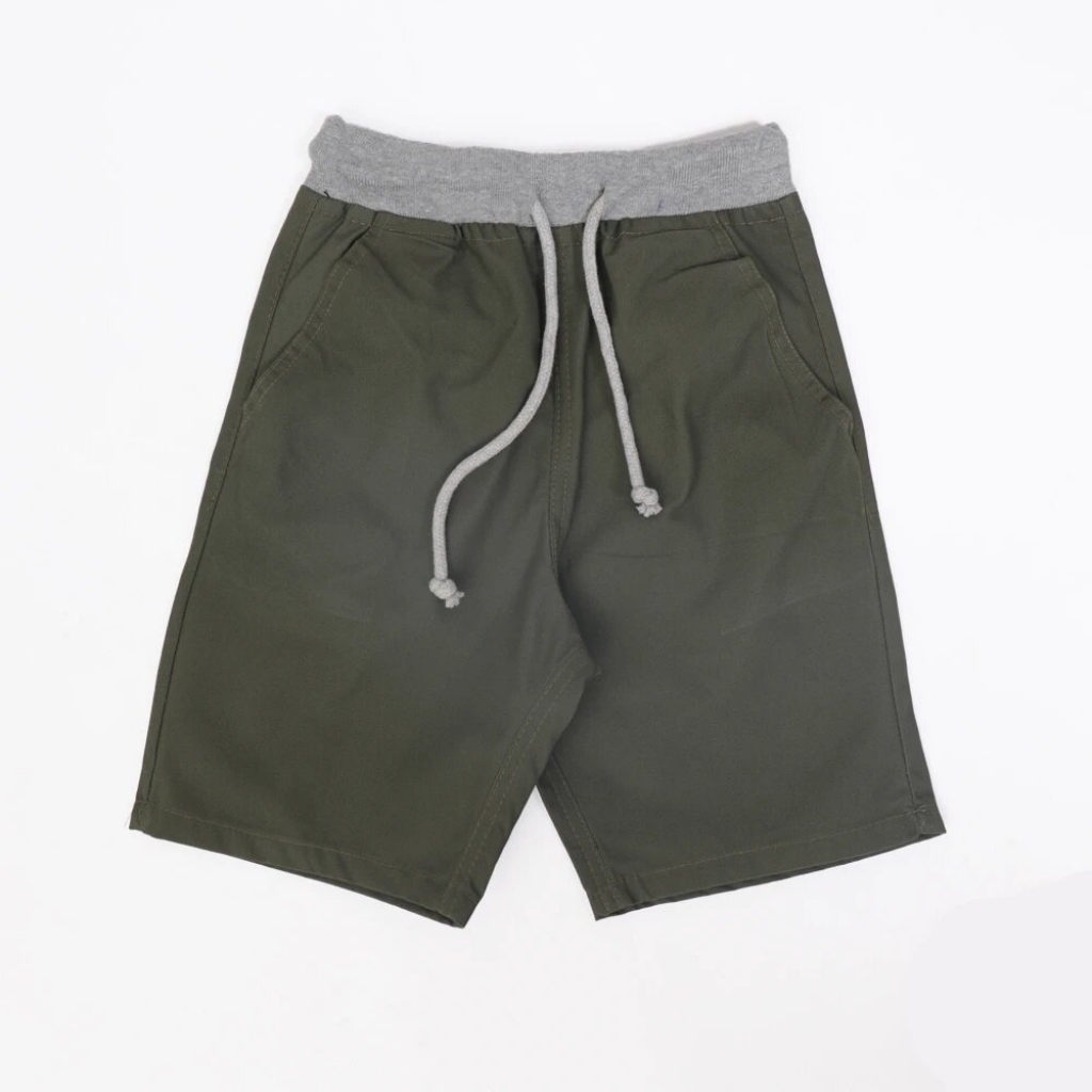 Buy COOL GREY RIBBED SOLID SHORTS in Pakistan online shopping in Pakistan