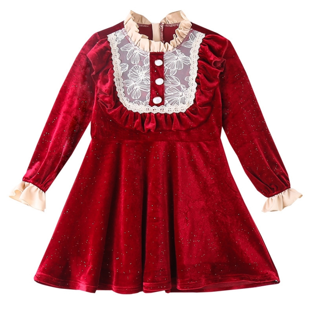 Buy Imported A Line Shimmery Red Frock in Pakistan | online shopping in ...