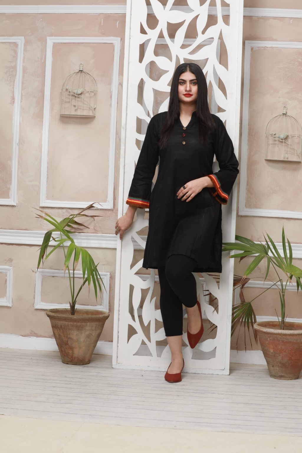 Buy Black Cotton Plain Shalwar Kameez In Pakistan Online Shopping In
