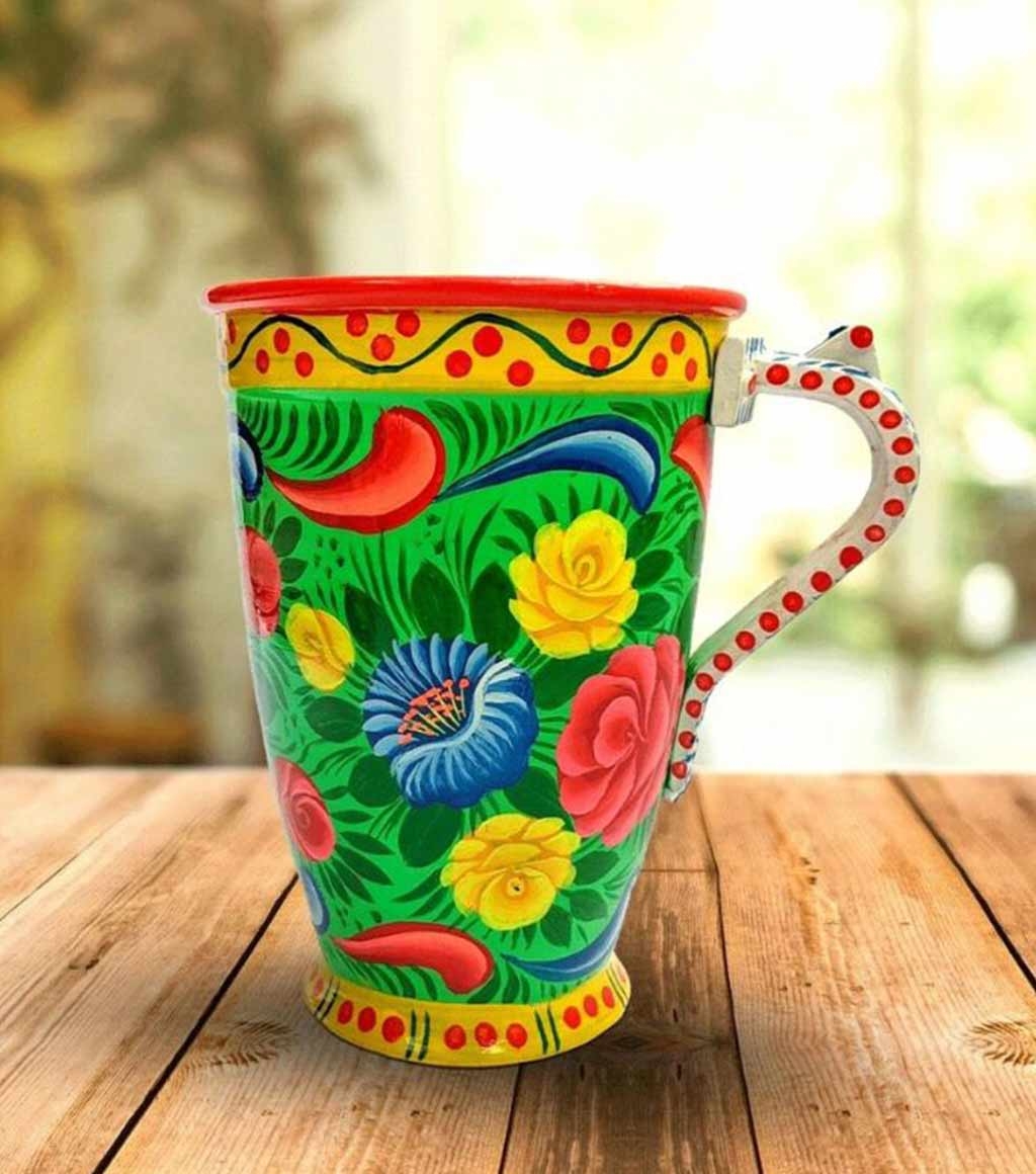 16674680590_Truck-Art-Green-Silver-Hand-Painted-jug-01.jpg