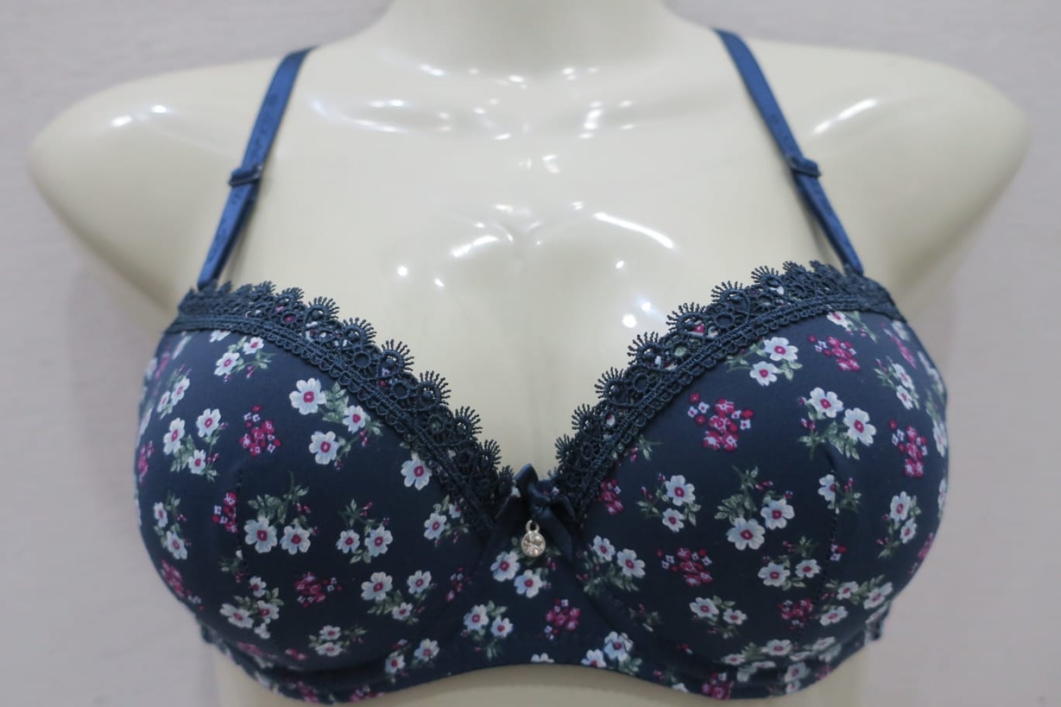 Buy Dark Blue Padded Bra UK Brand By Ahmad Garments in Pakistan