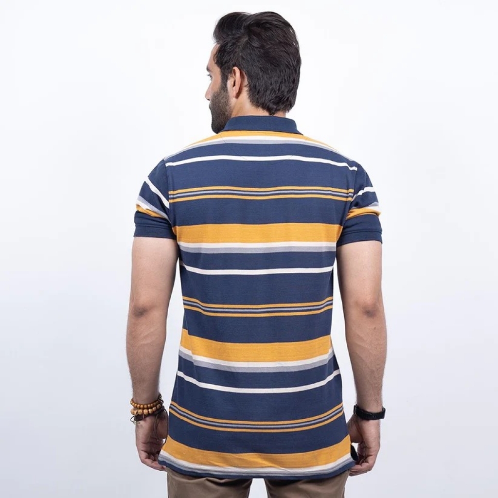 Buy Tommy Classic Fit Blue Polo Shirt For Men By UnderGuns in Pakistan