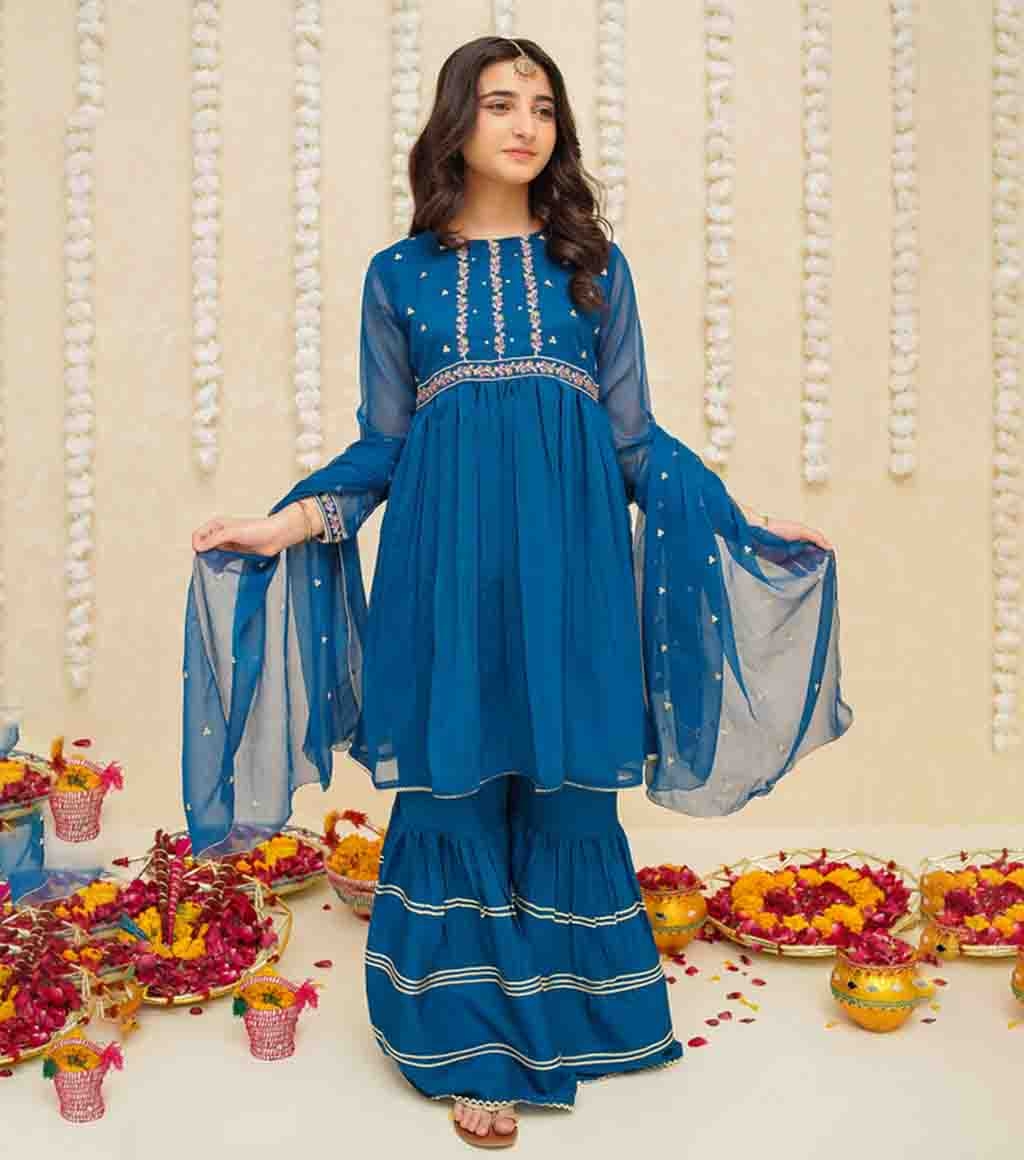 17388443760_Embroidered_Blue_Chiffon_3_Piece_Gharara_By_Modest.jpg