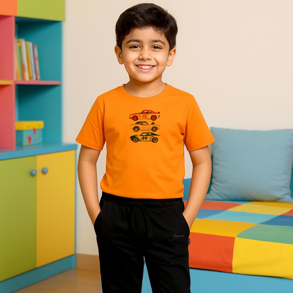 17513630070_Orange_Car_With_Black_Trousers_Model.jpg