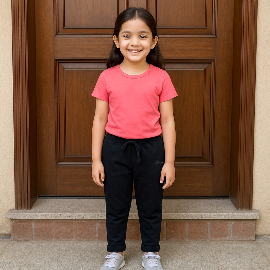17518035390_AllureP_Girls_T-Shirt_Pink_With_Black_Trousers_Model.jpg
