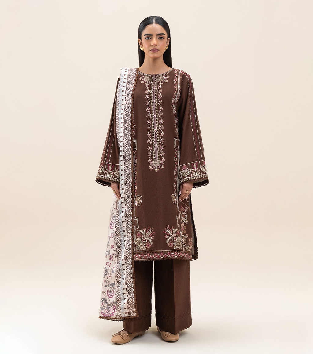17603560340_Umber_Mud_Unstitched_3pc_Embroidered__Khaddar_Suit_By_Beechtree.jpg